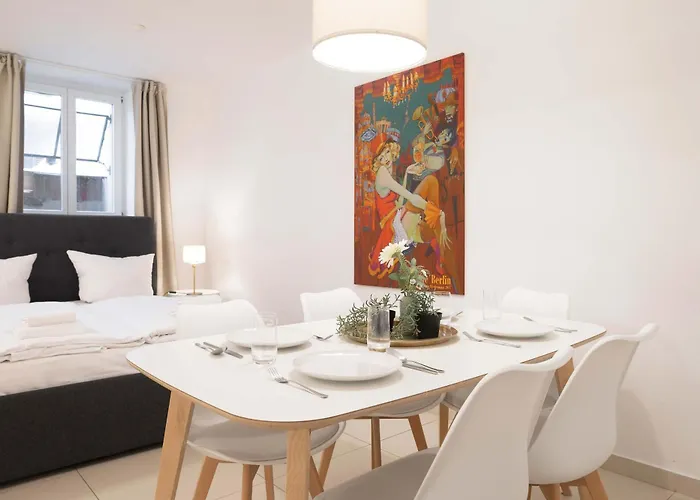 Mitte I 2 Doule Beds I Fast Wifi Daire